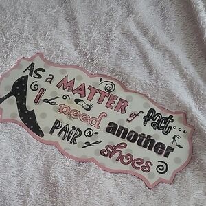 Shoe Sign